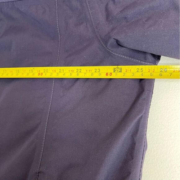 Lands End Aquacheck Thermolite Zip Front Hooded Navy Jacket Coat Men Large 42 44 - Picture 13 of 16